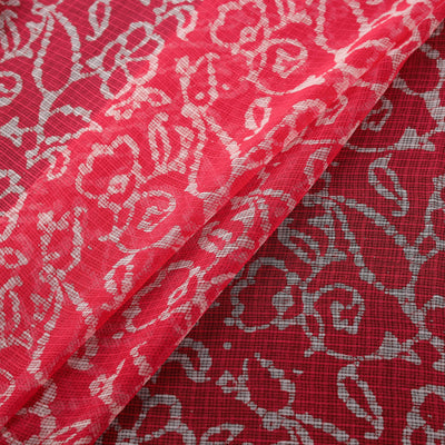 Kota Doria Cotton Fabric in Hand Batik Prints 10