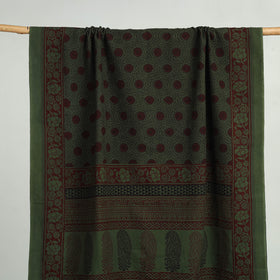 Green - bagh hand cotton handloom towel 21 - handcrafted