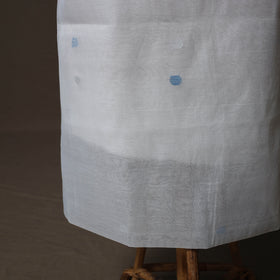 Handwoven Phulia Jamdani Muslin Silk 2pc Unstitched Dress Material Kurta Set 23