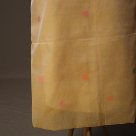 Handwoven Phulia Jamdani Muslin Silk 2pc Unstitched Dress Material Kurta Set 29
