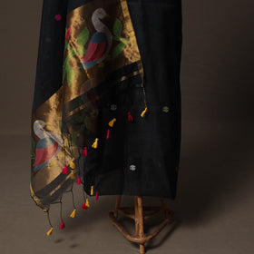 Handwoven Phulia Jamdani Muslin Silk 2pc Unstitched Dress Material Kurta Set 31