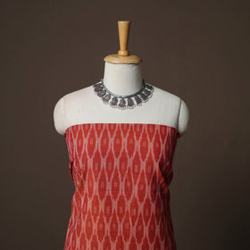 Pochampally Ikat Weave 3pc Cotton Unstitched Dress Material Suit Set 01