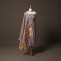 Handwoven Phulia Jamdani Muslin Silk 2pc Unstitched Dress Material Kurta Set 37