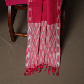 Pochampally Ikat Weave 3pc Cotton Unstitched Dress Material Suit Set 02
