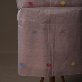 Handwoven Phulia Jamdani Muslin Silk 2pc Unstitched Dress Material Kurta Set 37