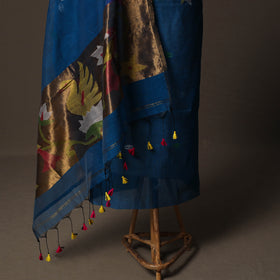 Handwoven Phulia Jamdani Muslin Silk 2pc Unstitched Dress Material Kurta Set 38