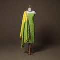 Pochampally Ikat Weave 3pc Cotton Unstitched Dress Material Suit Set 04