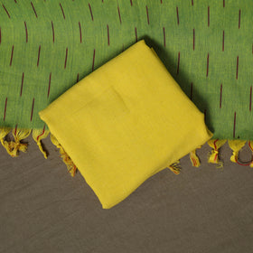 Pochampally Ikat Weave 3pc Cotton Unstitched Dress Material Suit Set 04