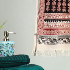 Bagh Hand Block Print Cotton Handloom Towel