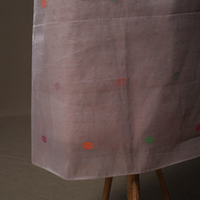 Handwoven Phulia Jamdani Muslin Silk 2pc Unstitched Dress Material Kurta Set 40