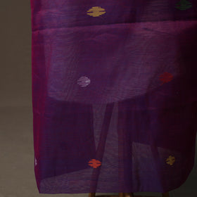 Handwoven Phulia Jamdani Muslin Silk 2pc Unstitched Dress Material Kurta Set 43