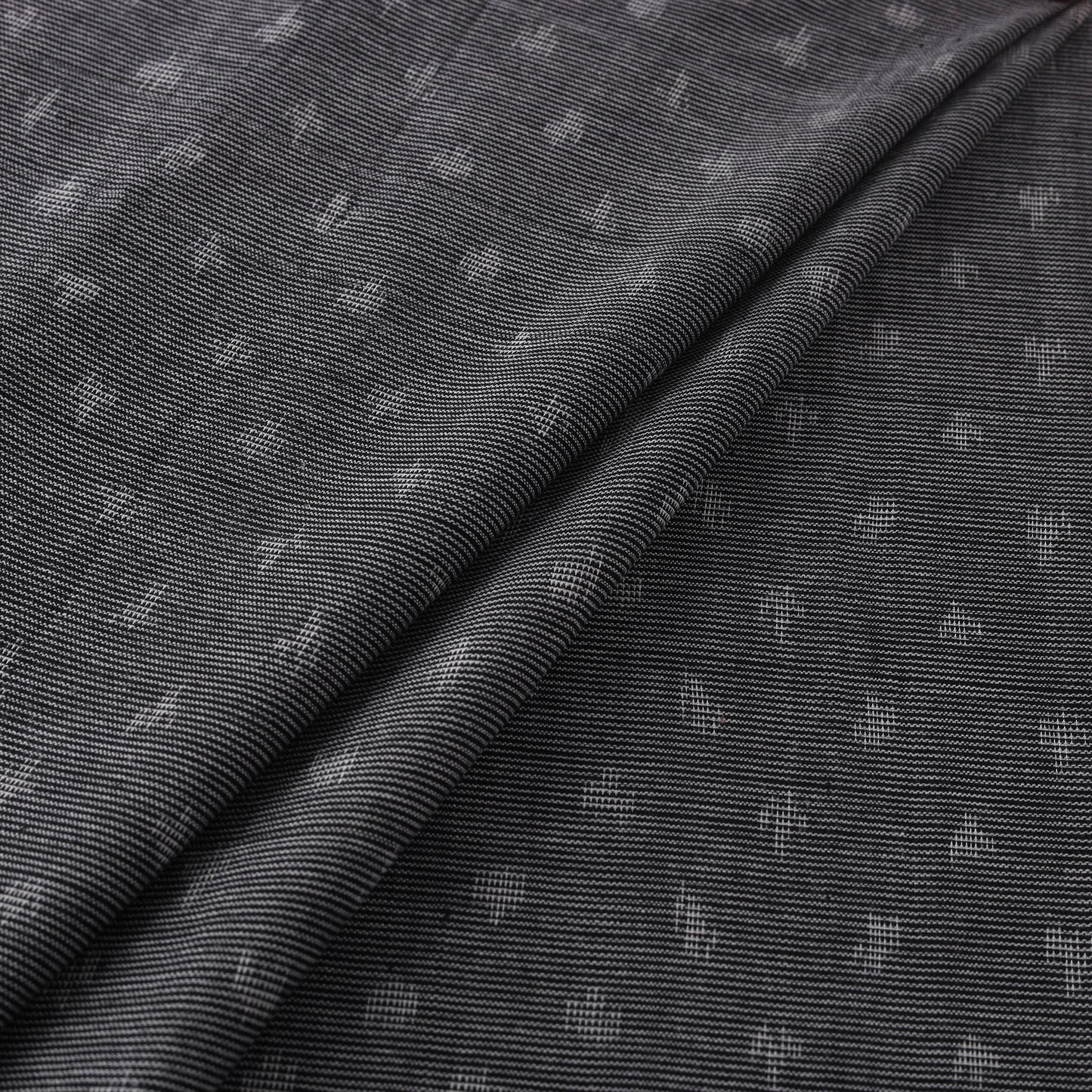 Pure Cotton Handloom Pochampally Ikat Fabric with Border 01