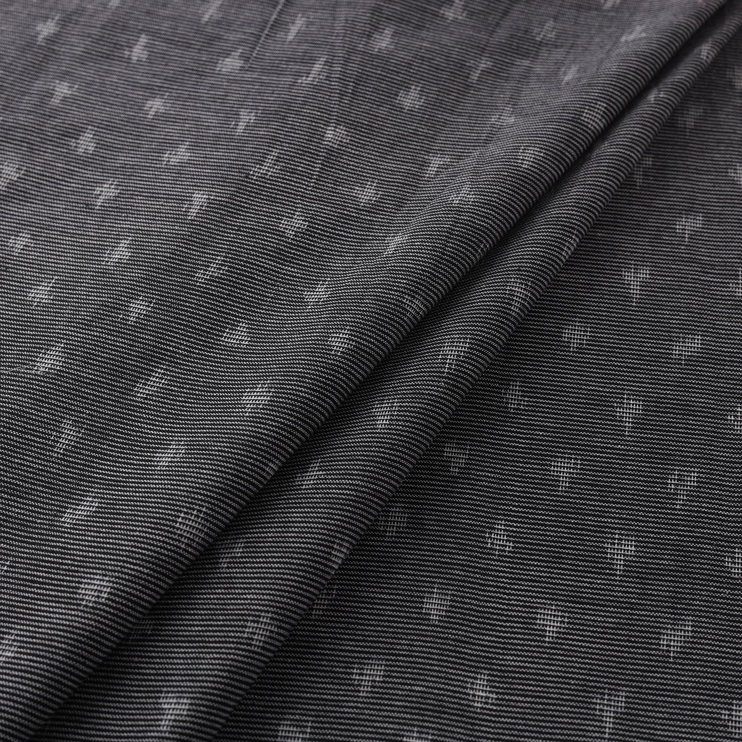 Pure Cotton Handloom Pochampally Ikat Fabric with Border 02