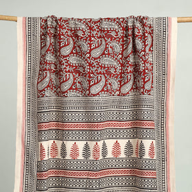 Red - bagh hand cotton handloom towel 50 - handcrafted