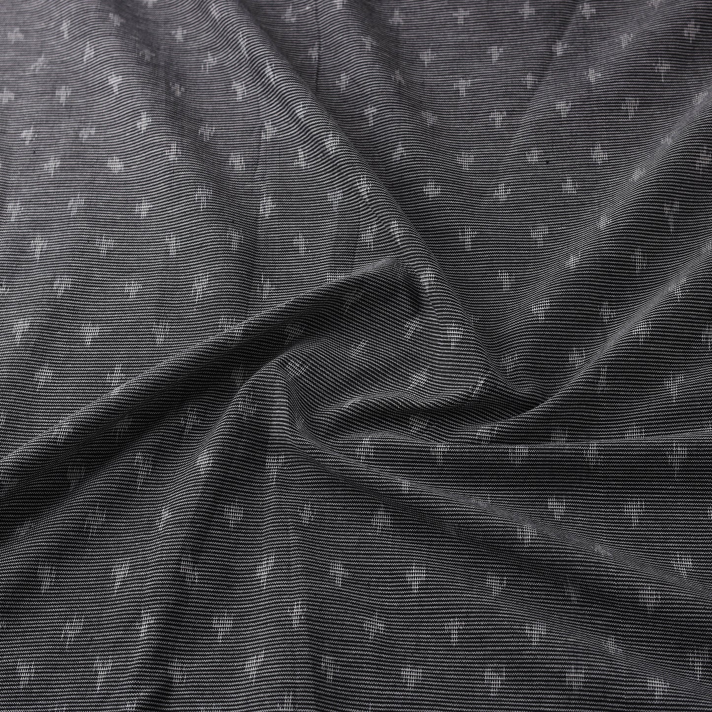 Pure Cotton Handloom Pochampally Ikat Fabric with Border 02