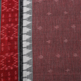 Pure Cotton Handloom Pochampally Ikat Fabric with Border 03