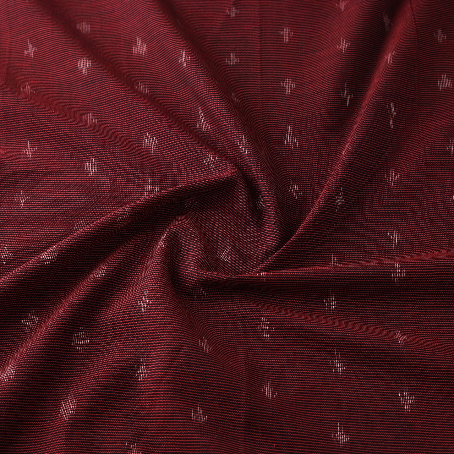 Pure Cotton Handloom Pochampally Ikat Fabric with Border 05