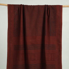 Maroon Bagh Hand Block Print Cotton Handloom Towel
