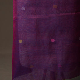 Handwoven Phulia Jamdani Muslin Silk 2pc Unstitched Dress Material Kurta Set 48