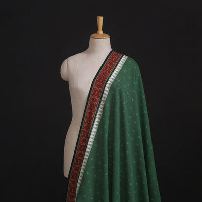 Pure Cotton Handloom Pochampally Ikat Fabric with Border 04