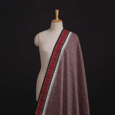 Pure Cotton Handloom Pochampally Ikat Fabric with Border 03