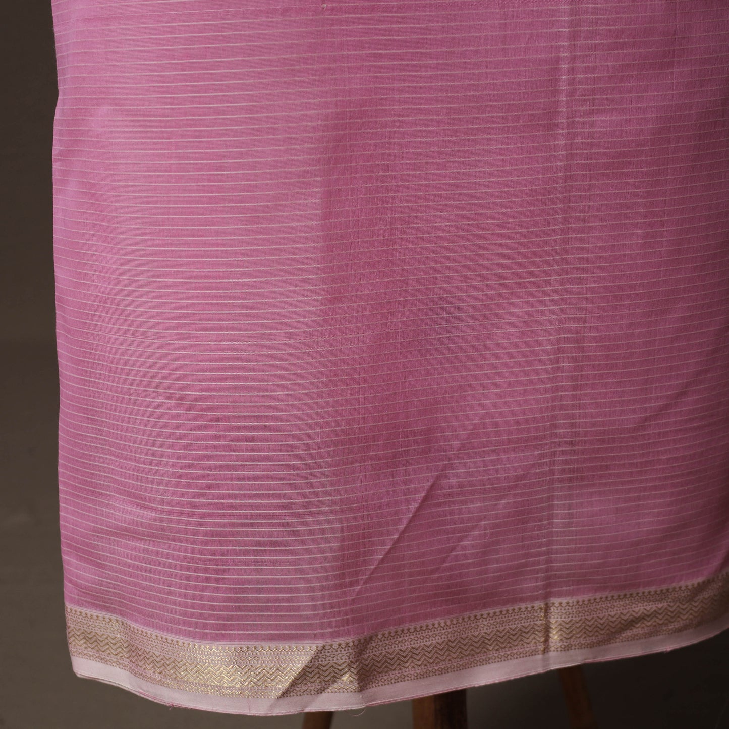 Pink - 2pc Handloom Maheshwari Silk Unstitched Dress Material Kurta Set 11