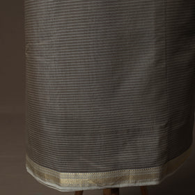 Brown - 2pc Handloom Maheshwari Silk Unstitched Dress Material Kurta Set 13