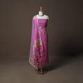 Handwoven Phulia Jamdani Muslin Silk 2pc Unstitched Dress Material Kurta Set 58