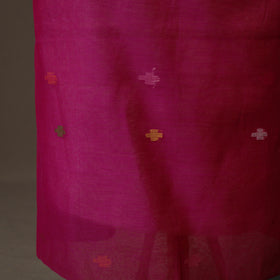 Handwoven Phulia Jamdani Muslin Silk 2pc Unstitched Dress Material Kurta Set 59