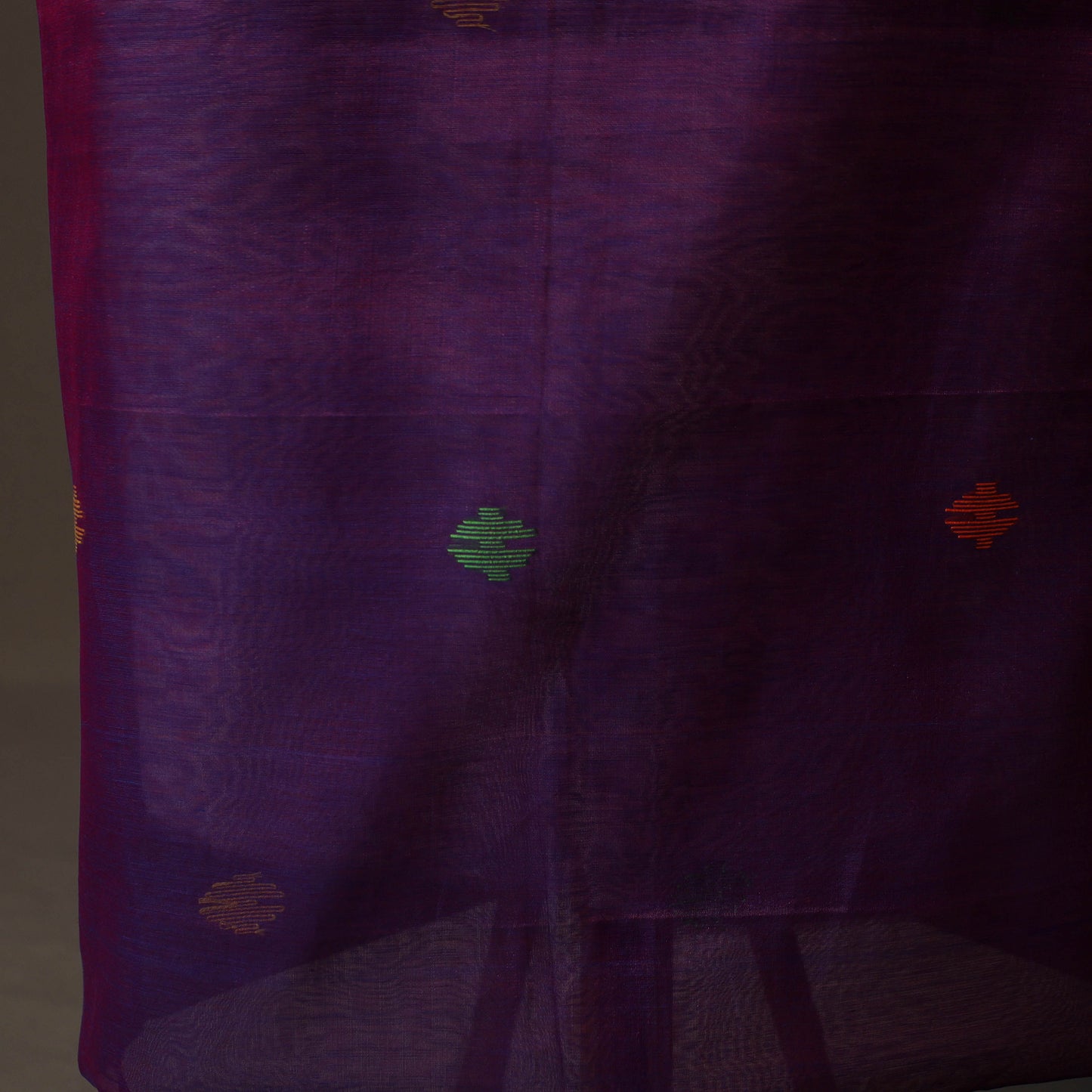 Handwoven Phulia Jamdani Muslin Silk 2pc Unstitched Dress Material Kurta Set 63