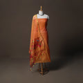 Handwoven Phulia Jamdani Muslin Silk 2pc Unstitched Dress Material Kurta Set 65
