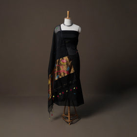 Handwoven Phulia Jamdani Muslin Silk 2pc Unstitched Dress Material Kurta Set 66