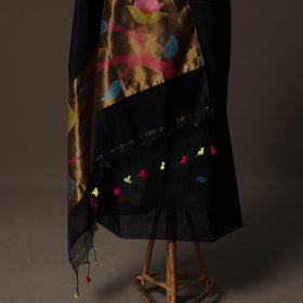 Handwoven Phulia Jamdani Muslin Silk 2pc Unstitched Dress Material Kurta Set 66