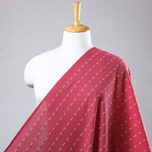 Pink - Jacquard Prewashed Cotton Fabric
