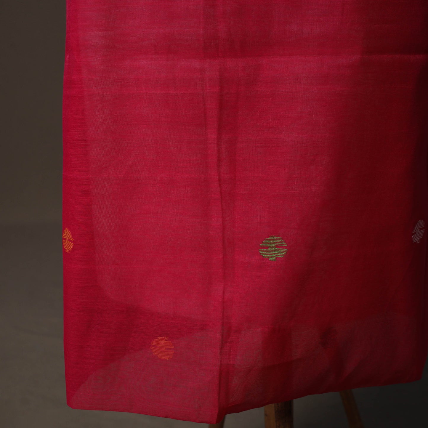 Handwoven Phulia Jamdani Muslin Silk 2pc Unstitched Dress Material Kurta Set 69