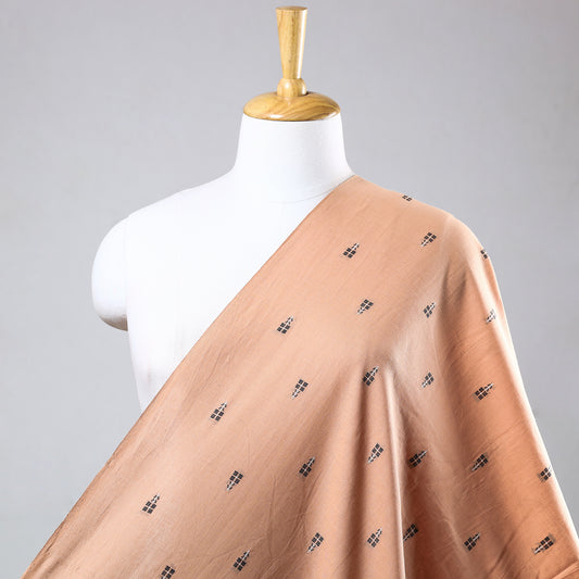 Peach -Jacquard Prewashed Cotton Fabric