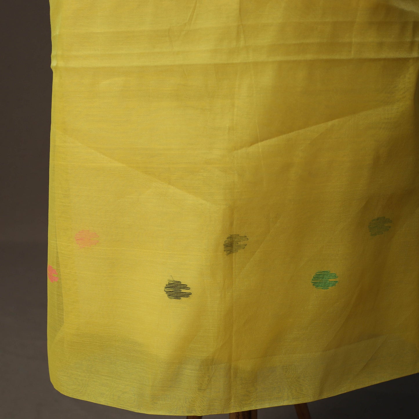 Handwoven Phulia Jamdani Muslin Silk 2pc Unstitched Dress Material Kurta Set 71