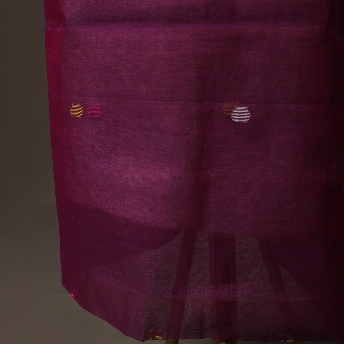 Handwoven Phulia Jamdani Muslin Silk 2pc Unstitched Dress Material Kurta Set 72