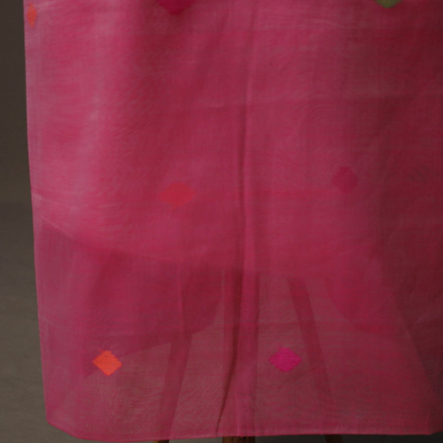Handwoven Phulia Jamdani Muslin Silk 2pc Unstitched Dress Material Kurta Set 73