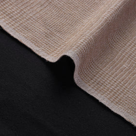 Ladakh Pure Handwoven Sheep Merino Wool Twill Glen Check Earthscape Fabric 04