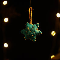 Star - Upcycled Thread & Beadwork X-Mas Decor Hanging 20