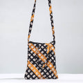  Hand Batik Printed Quilted Cotton Sling Bag 12 