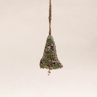 Bell - Upcycled Thread & Beadwork X-Mas Decor Hanging 02