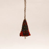 Bell - Upcycled Thread & Beadwork X-Mas Decor Hanging 04