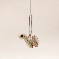 Sheep - Upcycled Thread & Beadwork X-Mas Decor Hanging 07