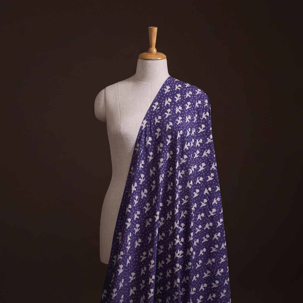 Bagru Dabu Hand Block Prints Natural Dyed Cotton Fabric 31