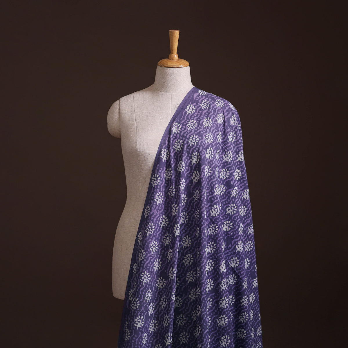 Bagru Dabu Hand Block Prints Natural Dyed Cotton Fabric 34