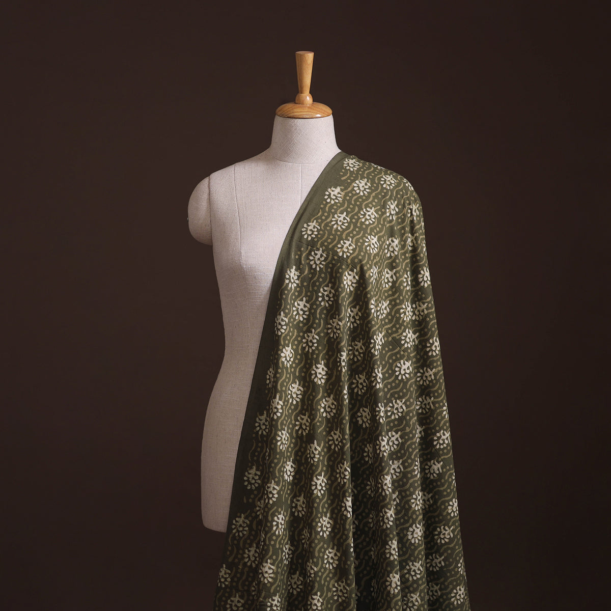 Bagru Dabu Hand Block Prints Natural Dyed Cotton Fabric 42