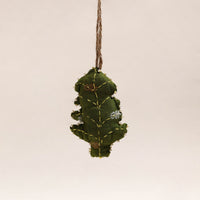 Tree - Upcycled Thread & Beadwork X-Mas Decor Hanging 16