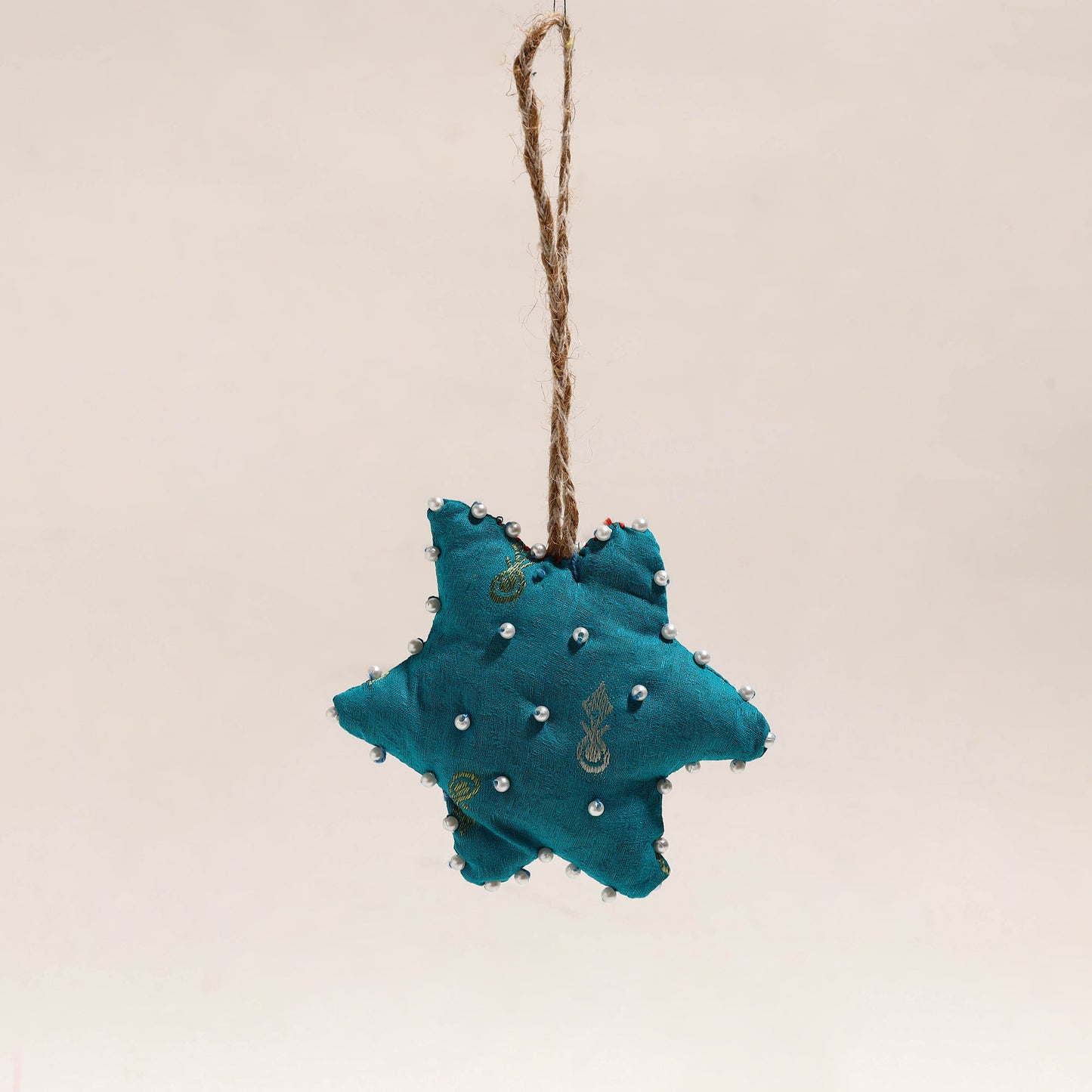 Star - Upcycled Thread & Beadwork X-Mas Decor Hanging 20